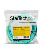 Kable komputerowe i do monitorów - Startech.COM 15M OM3 LC TO LC MULTIMODE DUPLEX FIBER OPTIC PATCH CABLE - PATCH CABLE - 15 M - AQUA (A50FBLCLC15) - miniaturka - grafika 1