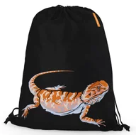 Plecaki worki - Worko-plecak agama brobata czarny - miniaturka - grafika 1