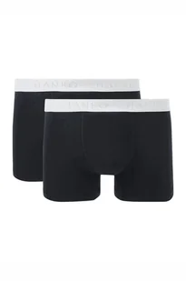 Obcisłe bokserki z detalami z logo w zestawie 2 szt. - Hanro - Majtki damskie - miniaturka - grafika 1