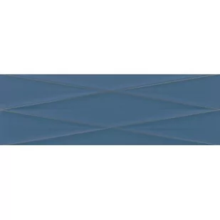 Cersanit C GRAVITY MARINE BLUE SILVER INSERTO SATIN 24x74 - Płytki ceramiczne - miniaturka - grafika 1