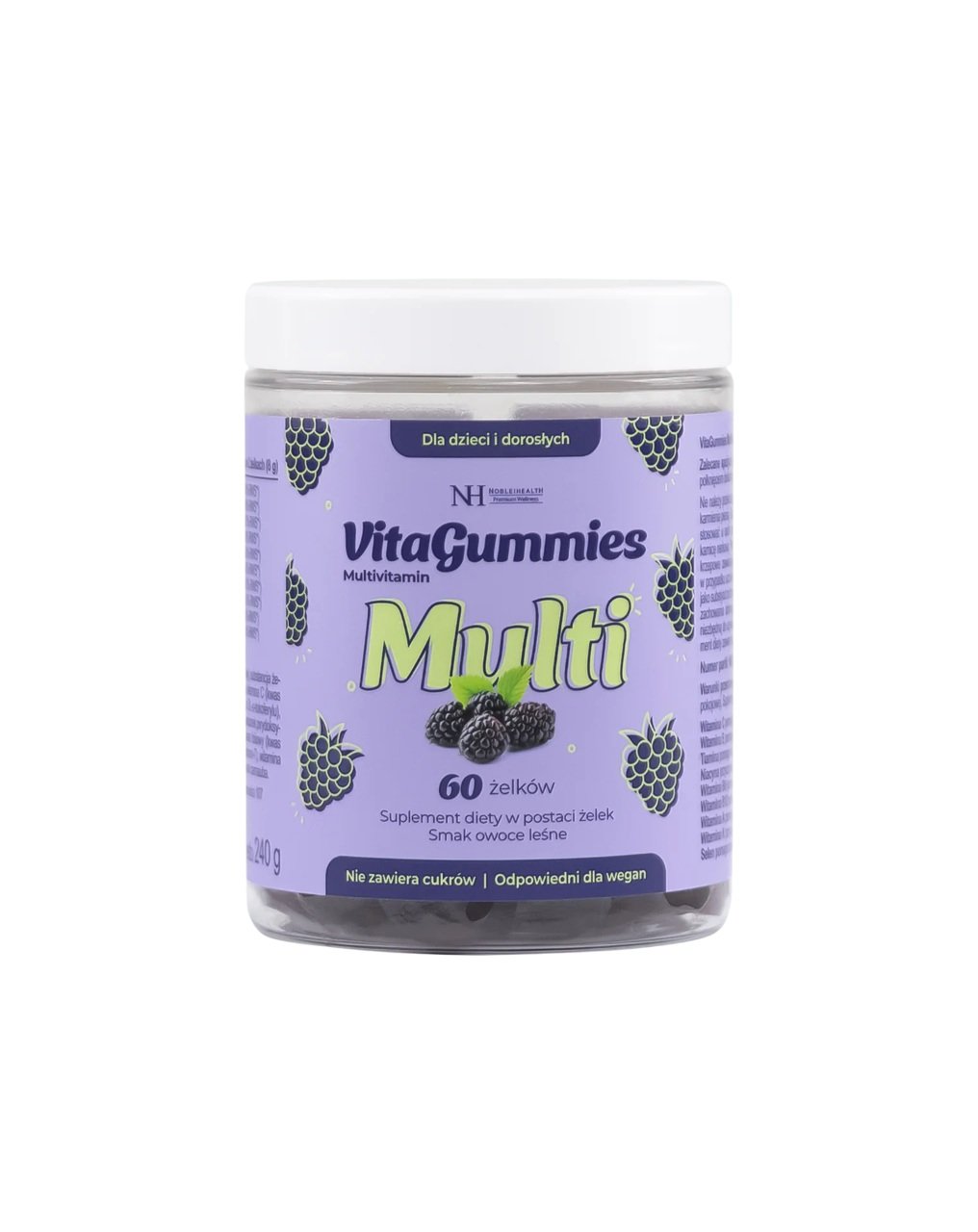 Noble Health Vitagummies Multivitamin Żelki 60 szt.