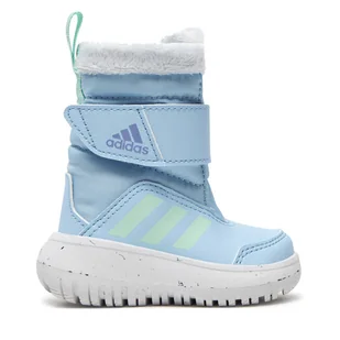 Śniegowce adidas Winterplay I IF1714 Niebieski - Buty dla dziewczynek - miniaturka - grafika 1
