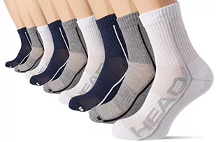 HEAD Krótkie skarpety, uniseks, White/Navy/Grey, 35 EU - Skarpetki damskie - miniaturka - grafika 1