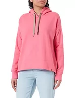 Bluzy damskie - Camel Active Womenswear Damska bluza z kapturem 309301/6F54, Hot pink, XS - miniaturka - grafika 1