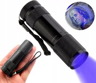 Latarka UV Detektor LED dioda tester Bursztyn Mocz - Latarki Latarka UV Detektor LED dioda tester Bursztyn Mocz - Latarki - miniaturka - grafika 1