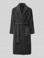 Szlafroki męskie - Szlafrok o kroju comfort fit z czystej bawełny - miniaturka - grafika 1