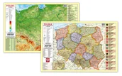Atlasy i mapy - Polska fizyczno-administracyjna mapa - podkładka na biurko - WYSYŁKOWO LUB W KSIĘGARNIACH : KRAKÓW - ŁÓDŹ - POZNAŃ - WARSZAWA EkoGraf - miniaturka - grafika 1