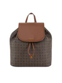 Plecaki - Gino Rossi Plecak D2 plecak Brązowy - miniaturka - grafika 1