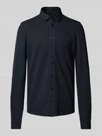 Koszule męskie - Koszula casualowa o kroju slim fit z kołnierzykiem typu kent model ‘ARTHUR’ - miniaturka - grafika 1
