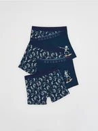 Skarpetki dla dzieci - Reserved - Bawełniane bokserki 5 pack - granatowy - miniaturka - grafika 1