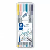 Przybory szkolne - Staedtler Cienkopis Triplus Hygge 6 kolorów - miniaturka - grafika 1