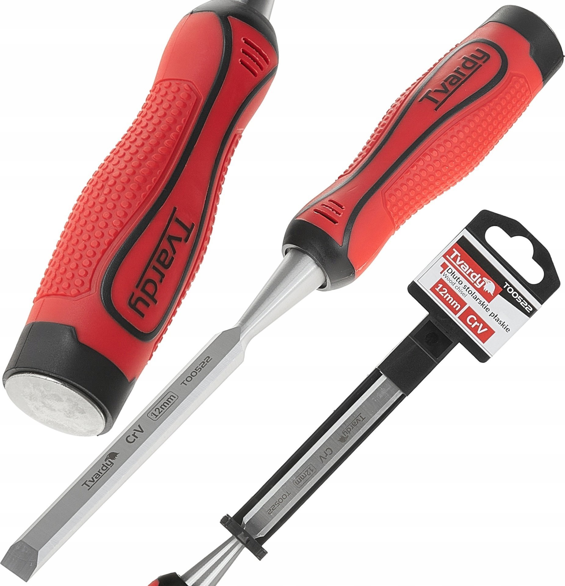 Dłuto stolarskie płaskie 12mm CrV 10/60