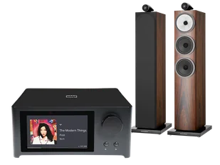 NAD C 700 V2 (czarny) + 703 S3 (mokka) - Zestawy stereo - miniaturka - grafika 1