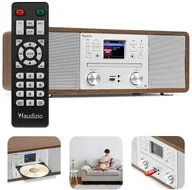 Radioodtwarzacze - Audizio Avola CD/BT/DAB+/WIFI brązowy one size - miniaturka - grafika 1
