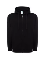 Bluzy męskie - Bluza dresowa na zamek z kapturem męska czarna roz.XXL - miniaturka - grafika 1