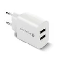 Ładowarki do telefonów - Ładowarka sieciowa do telefonu / smartfona everActive SC-220 z 2 gniazdami USB - miniaturka - grafika 1