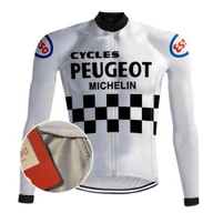 Bluzy na rower - Camisola de ciclismo Peugeot Branco - RedTed - miniaturka - grafika 1