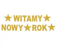 Sylwester - Godan Baner Witamy Nowy Rok - 390 cm - 1 szt. - miniaturka - grafika 1