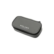 Piórniki - Walker 49113-375 - Piórnik Steel Grey, piórnik z główną komorą, wewnętrzną klapką, 20 pętlami na długopisy i zamkiem błyskawicznym, do szkoły, na uczelnię i do biura - miniaturka - grafika 1