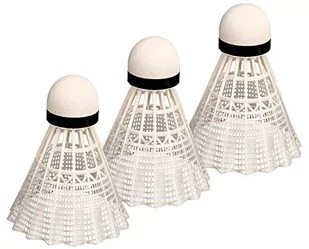 Avento Complex badminton sprężyny piłki w zbiorniku, biała/czarna, One Size 65SD-WIT-Uni - Badminton - miniaturka - grafika 1