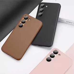 Dux Ducis Grit etui Samsung Galaxy S23+ elegancki pokrowiec ze sztucznej skóry MagSafe różowe - Etui i futerały do telefonów - miniaturka - grafika 4