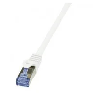 Patchcordy - LogiLink Patchcord CQ3041S Cat.6A S/ftp 1,5m biały - miniaturka - grafika 1