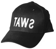 Odzież taktyczna i umundurowanie - czapka Mil-Tec Baseball Cap "SWAT" black  - miniaturka - grafika 1