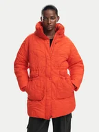 Kurtki damskie - Desigual Kurtka zimowa Aarhus 24WWEWAC Pomarańczowy Regular Fit - miniaturka - grafika 1