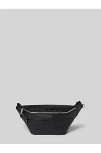 Saszetka nerka z pikowaniem i detalem z logo - CK Calvin Klein - Nerki - miniaturka - grafika 1