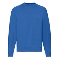 Bluzy męskie - Bluza męska Raglan Sweat Fruit of the Loom - Niebieski M - miniaturka - grafika 1