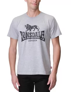 Koszulki męskie - Lonsdale Promo męskie spodenki sportowe, kolor: szary , rozmiar: xl - grafika 1
