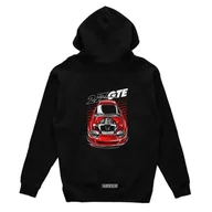 Odzież do sportów motorowych - Czarna bluza z kapturem Toyota Supra mk4 2JZ-XXL - miniaturka - grafika 1