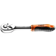 Klucze i nasadki - NEO-TOOLS TOOLS grzechotka 1/4, 150 mm 08-504 - miniaturka - grafika 1