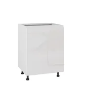 Meble kuchenne - Rimini Szafka Dolna Prawa D-60 Biały Połysk - miniaturka - grafika 1