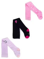 Rajstopy - Rajstopy dziewczęce bawełniane we wzory 3PAK 92-98 YOCLUB - miniaturka - grafika 1