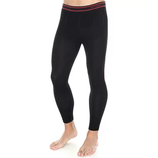 Termoaktywne getry męskie Brubeck Active Wool LE11710 black - M - Bielizna sportowa męska - miniaturka - grafika 1