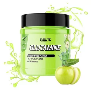 Evolite Glutamine 400g Green Apple - Aminokwasy - miniaturka - grafika 1