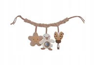 Zawieszki dla dzieci i niemowląt - Miękka Zawieszka Do Wózka Fotelika Baby Gym Spring Garden Jollein Kolorowa - miniaturka - grafika 1