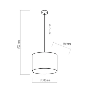 TK Lighting Lampa wisząca nowoczesna TERCINO Green 38 1pł. Wysyłka za 0 zł 6169 - Lampy sufitowe - miniaturka - grafika 5
