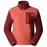 Bluzy sportowe damskie - Bluza damska The North Face W Yumiori 1/4 Zip Rozmiar: L / Kolor: pomarańczowy/bordowy - miniaturka - grafika 1