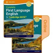 Książki do nauki języka angielskiego - Oxford university press Complete First Language English for Cambridge IGCSE: Print and Online Student Book Pack - miniaturka - grafika 1