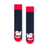 Skarpetki męskie - Steven 136-105 Granatowe skarpety męskie - miniaturka - grafika 1