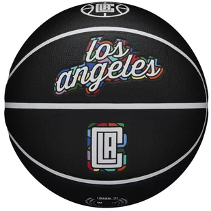 Wilson NBA Team City Collector Los Angeles Clippers Ball WZ4016413ID, unisex, piłki do koszykówki, Czarne - Koszykówka - miniaturka - grafika 1