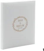 Albumy fotograficzne - Album ślubny, wklejany, 40 kremowych stron, personalizowany, 12 wzorów do wyboru - miniaturka - grafika 1