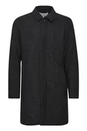 Płaszcze męskie - Casual Friday Płaszcz męski Cfoliver Long Wool Mix Coat, 50818/Dark Grey Melange, 3XL - miniaturka - grafika 1