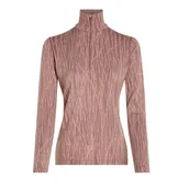 Koszulki i topy damskie - Koszulka damska Icebreaker Merino 260 Vertex LS Half Zip Delta AOP Summit/Blush/J XL - miniaturka - grafika 1