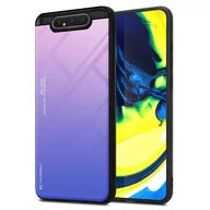 Etui i futerały do telefonów - Pokrowiec Do Samsung Galaxy A80 / A90 4G Etui w RÓŻOWO - NIEBIESKI TPU Obudowa Case Cover Plecki Ochronny Cadorabo - miniaturka - grafika 1