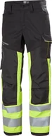 Spodnie sportowe męskie - Helly Hansen Pants with reflective elements HELLY HANSEN Alna 2.0 work, yellow C54 - miniaturka - grafika 1
