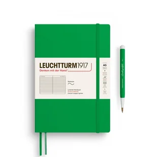 Notatnik Leuchtturm1917 Medium A5, miękka oprawa, linie, Spring Leaf - Notesy i bloczki - miniaturka - grafika 1