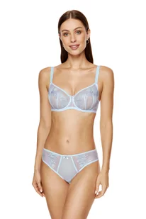 Mable/B2 biustonosz miękki z haftem (kolor Błękitny, rozmiar 90D) - Biustonosze - miniaturka - grafika 1